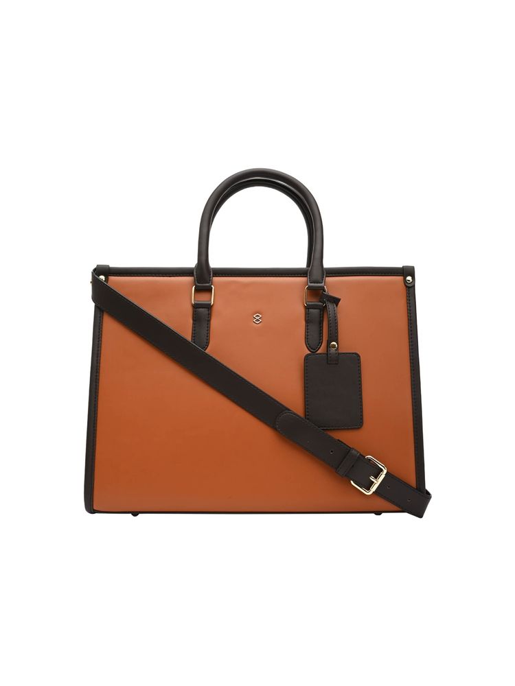 Horra 13 Inch Women's Office Laptop Bag Tan-image-32