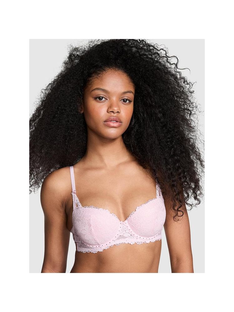 Victoria's Secret PINK Wink Lightly Lined Balconette Bra Pink-image-18