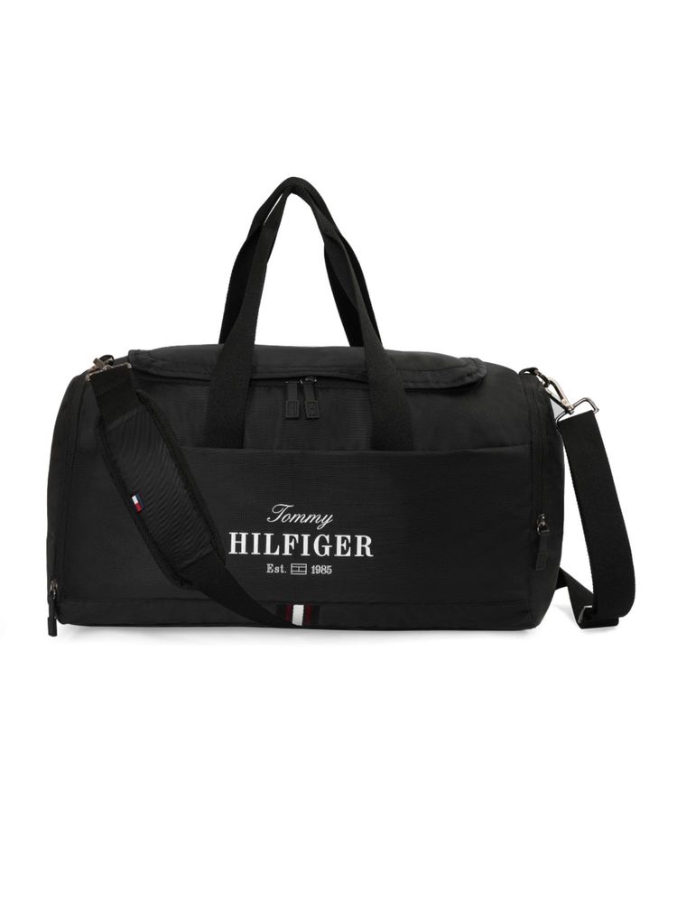 Tommy Hilfiger Duffel Bag Capshaw - Black, 29L Capacity-image-6