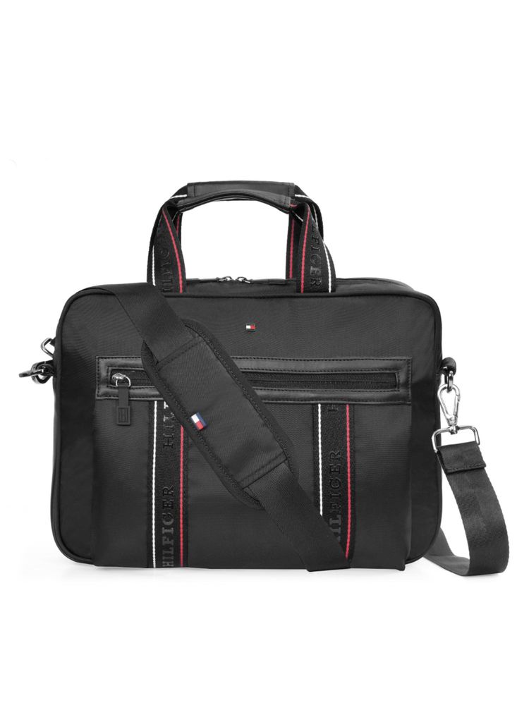 tommy hilfiger accessories Tommy Hilfiger Business Case Koniag - Black 6L Capacity-picture-20
