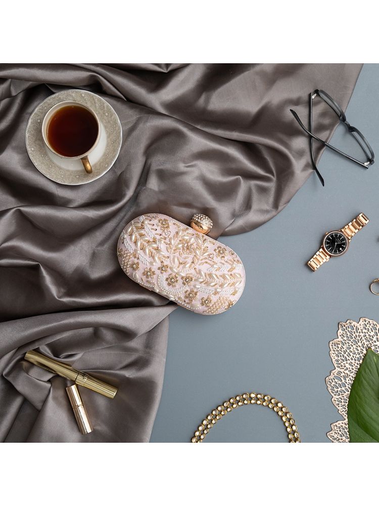 THE TAN CLAN Elizah Zarozi Hand Embroidered Clutch-picture-17