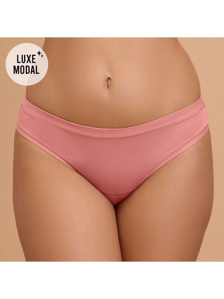 Nykd By Nykaa Super Soft Luxe Modal Bikini Panty NYP382 D Rose-picture-24