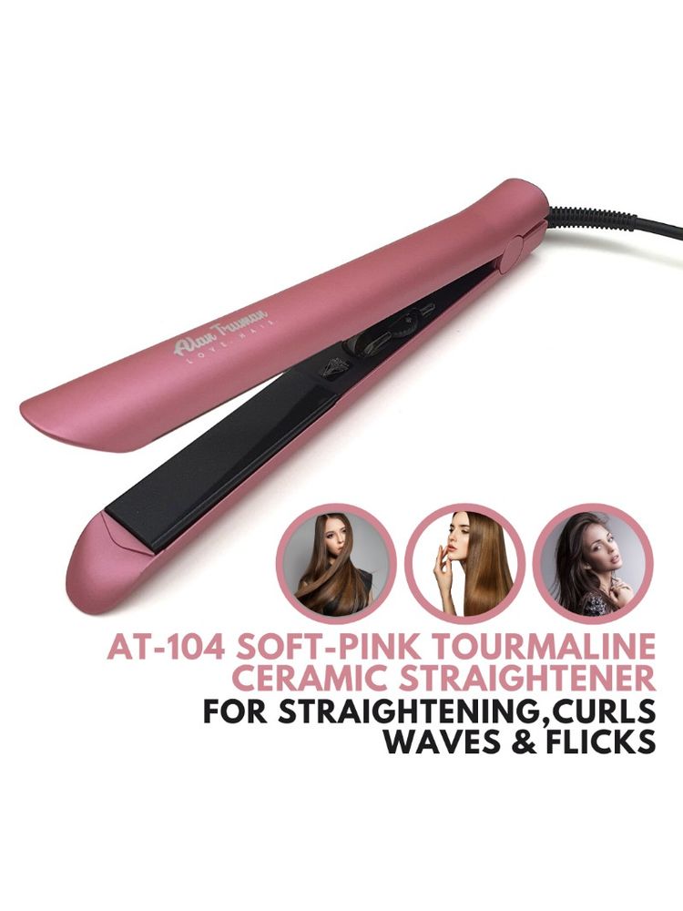 Alan Truman AT104 Soft Pink Tourmaline Ceramic Hair Straightener