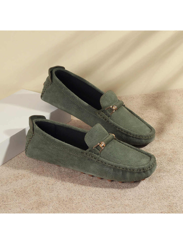 Metro Women Green Casual - Loafers-picture-12
