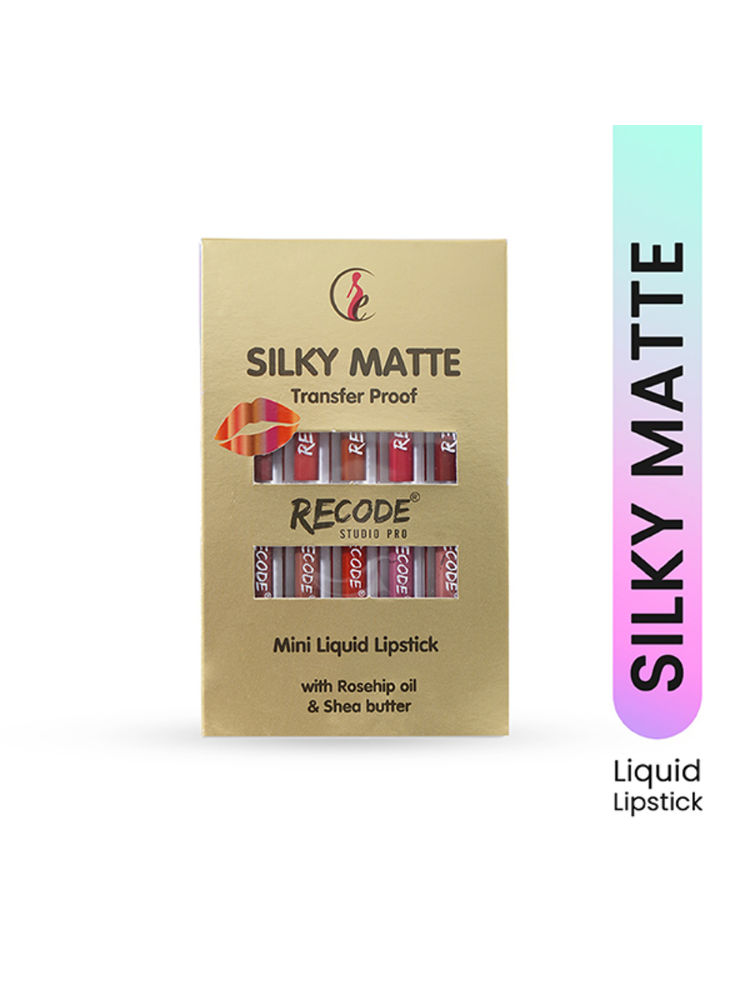 Recode Silky Matte Liquid Lipstick - Pack Of 10
