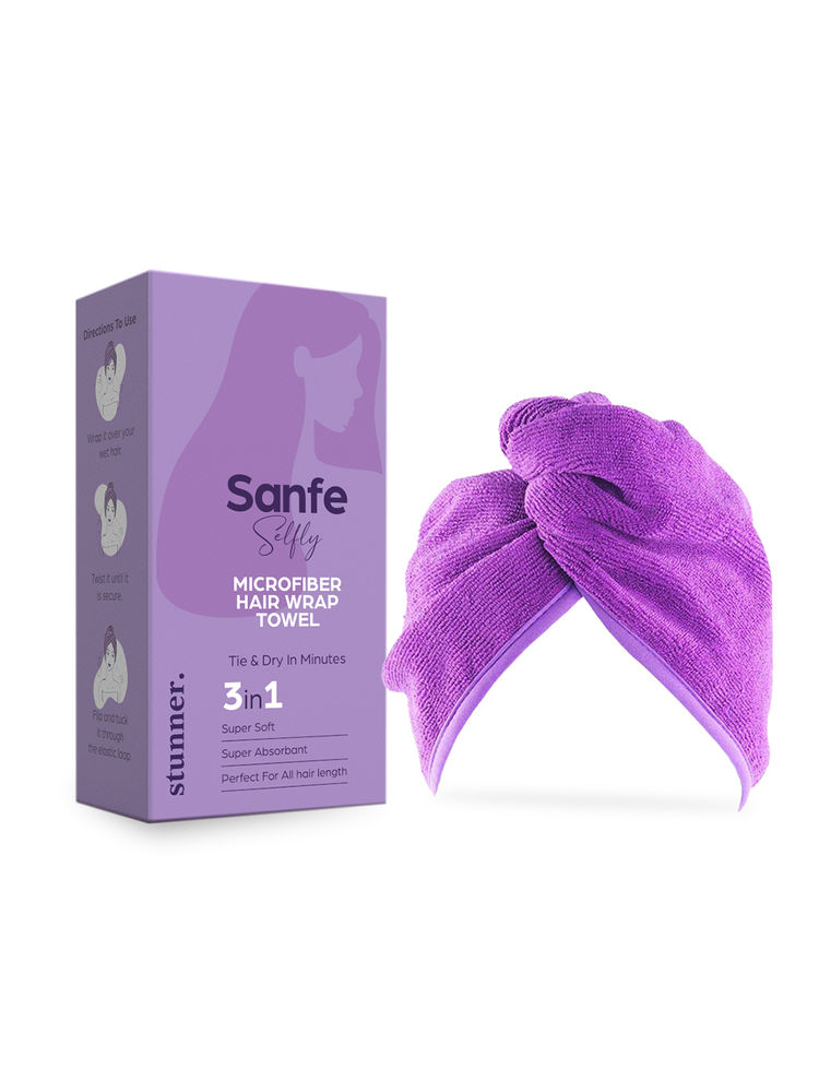 Sanfe Stunner Microfiber Hair Wrap Towel