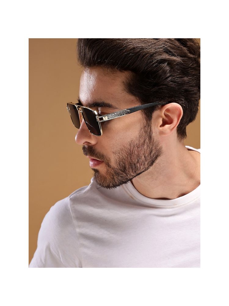 Voyage UV Protected Black Wayfarer Sunglasses for Unisex Adult - 58240MG4209