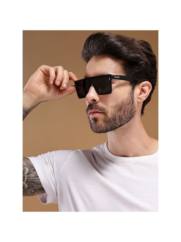 Voyage Polarized Black Wayfarer Sunglasses for Men & Women - 1302PMG4573-picture-26