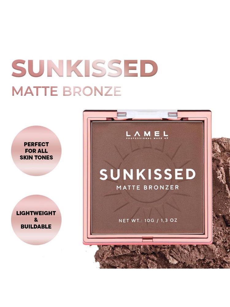 LAMEL Sunkissed Matte Bronzer - 402 Terracotta-picture-18