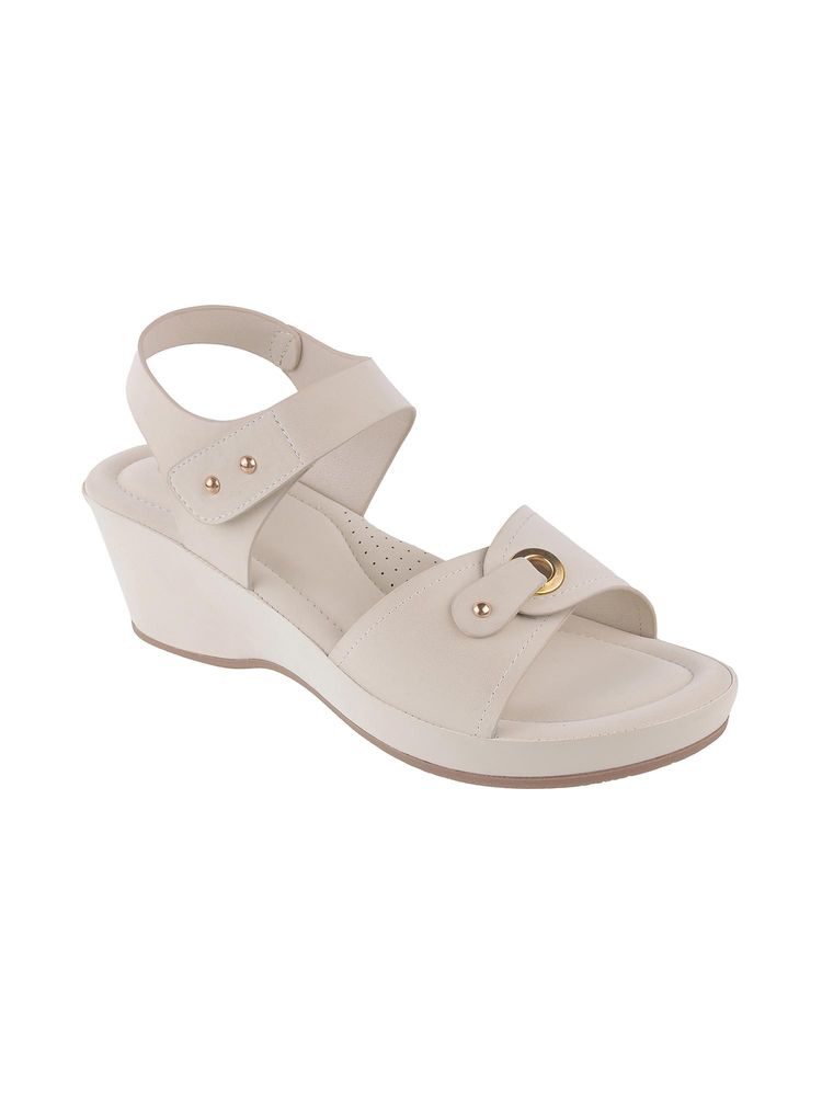 Catwalk Women Wedges Heels - Beige-image-11