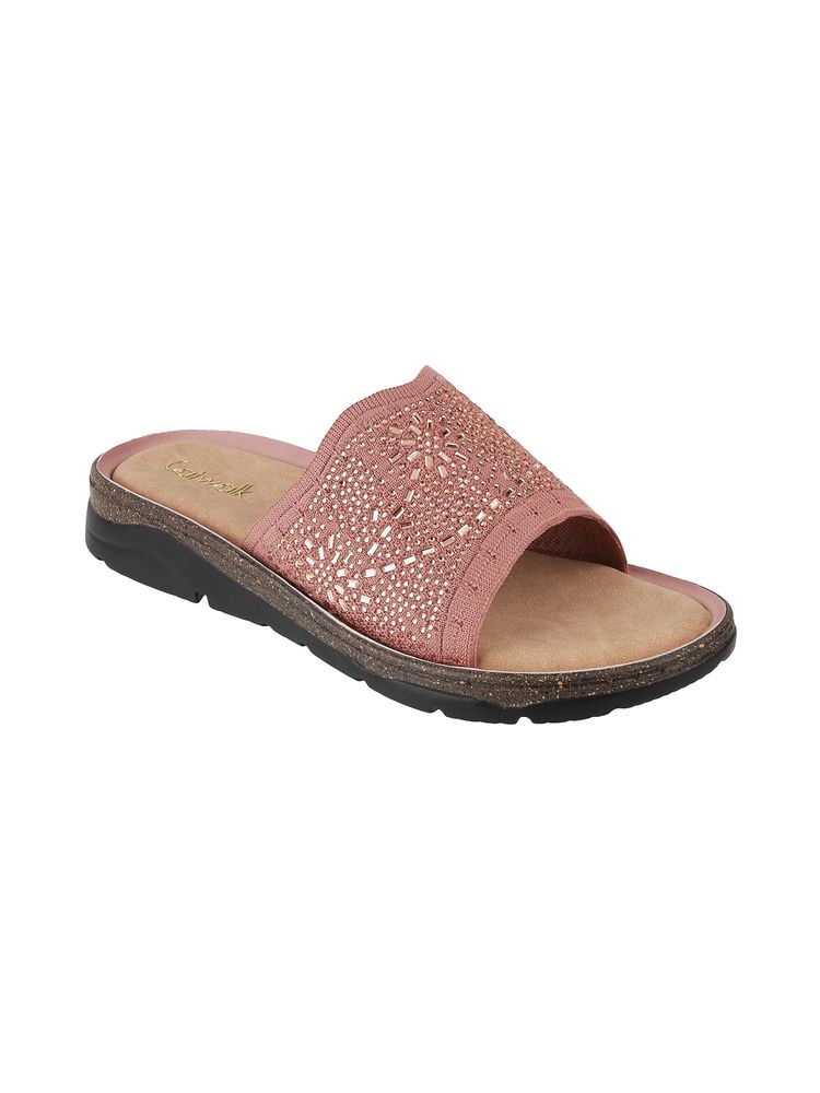 Catwalk Women Slip-On Sandals - Pink-picture-14