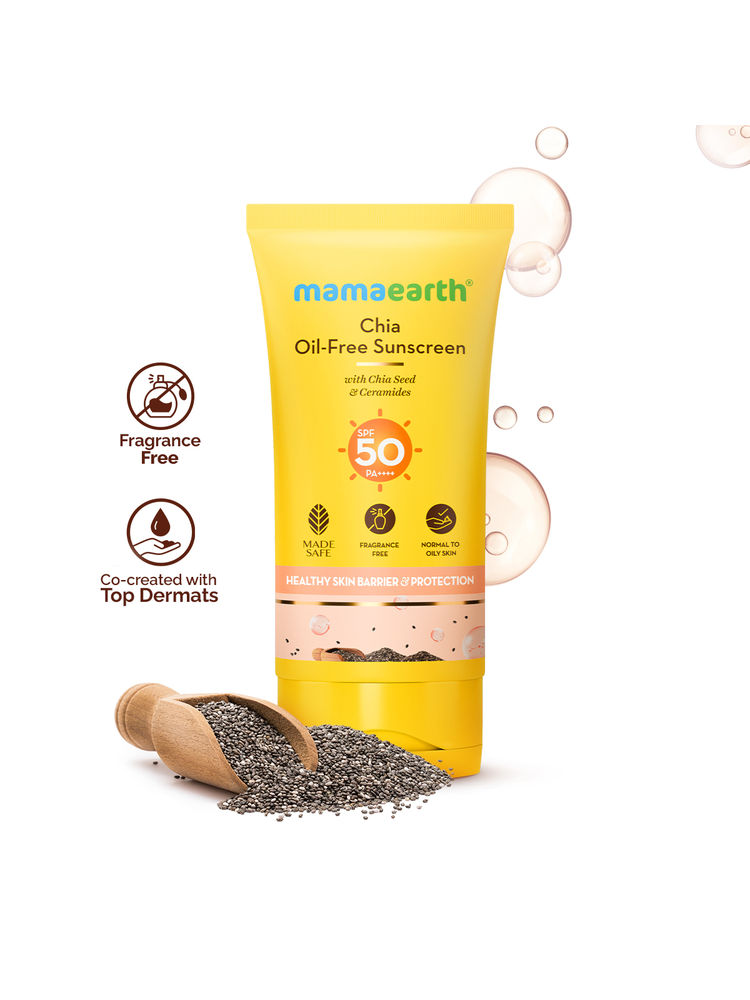 Mamaearth Chia Oil-Free Sunscreen with SPF 50 PA++++ for a Hydrated Glow-image-23
