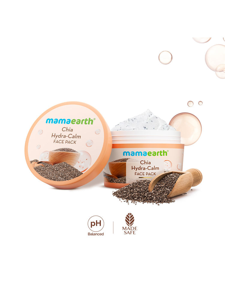 Mamaearth Chia Hydra Calm Face Pack Niacinamide & Ceramides for Hydration, Glow & Skin Brightening
