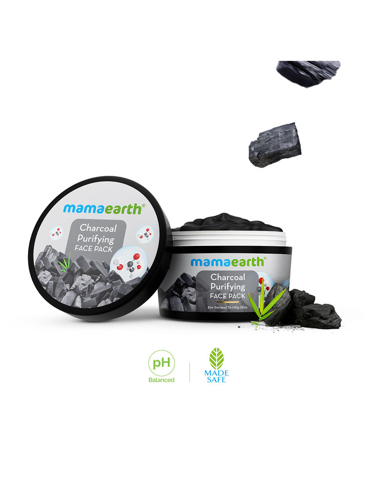 Mamaearth Charcoal Purifying Face Pack Detoxifies, Deep Cleanses, Minimizes Pores & Brightens Skin-picture-28