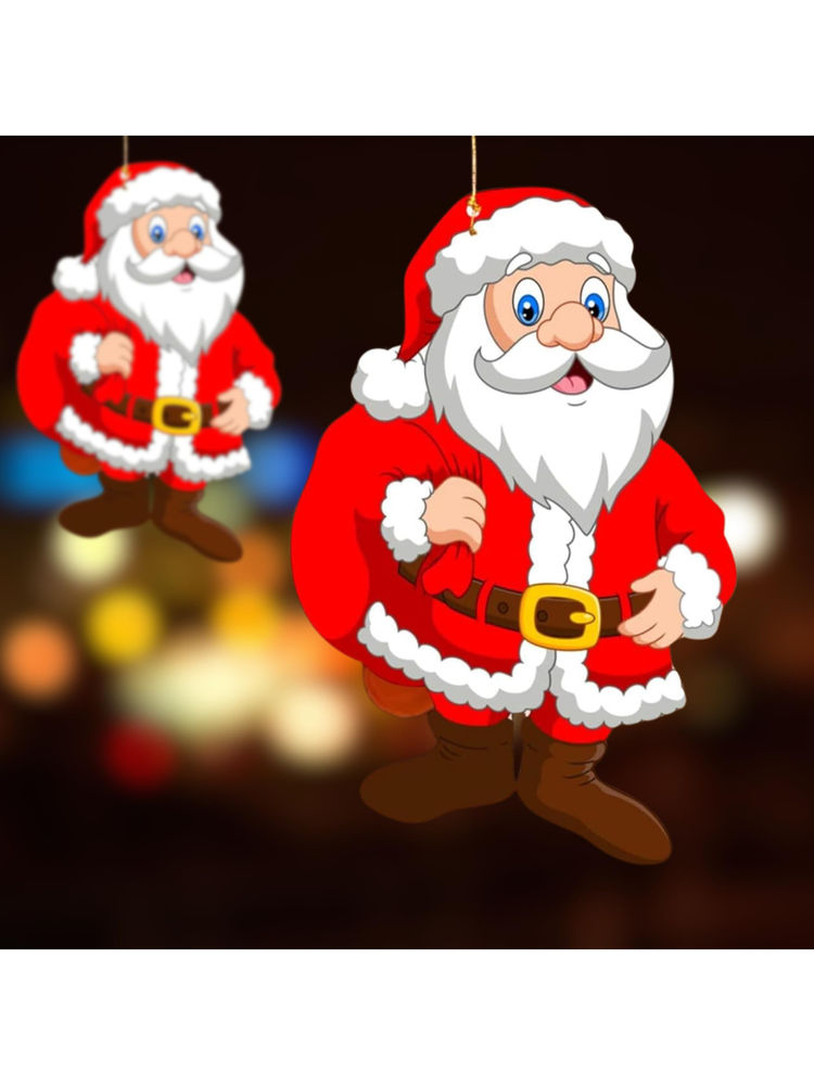 Special You Christmas Tree Decoration Items With Santa Wall Hanging Decor- 10Pcs-image-2