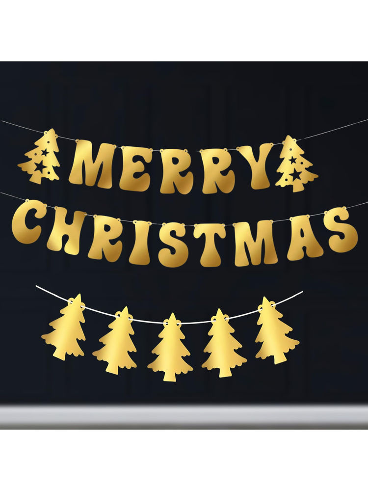 Special You Christmas Decorations With Tree & Merry Christmas Paper Banner- 2Pcs-image-22