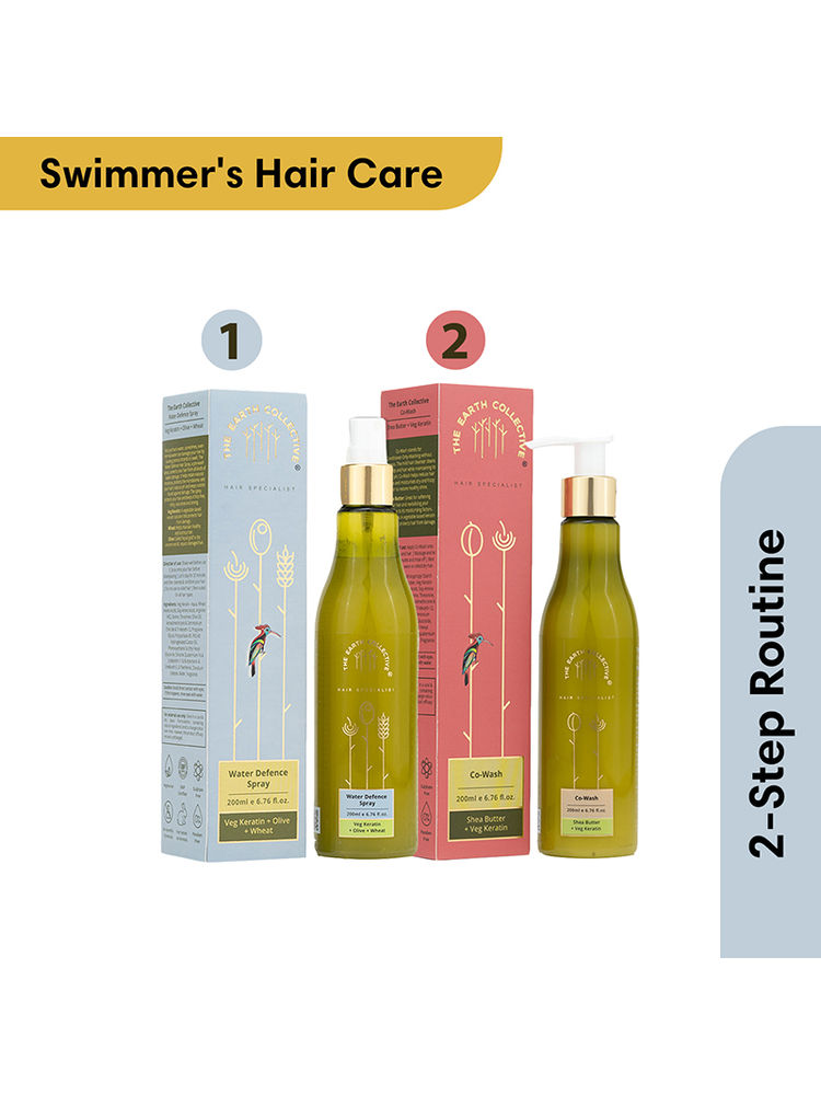 The Earth Collective Swimmer's Hair Care Duo - Chlorine Protection Spray & Post-Swim Hair Wash-image-12