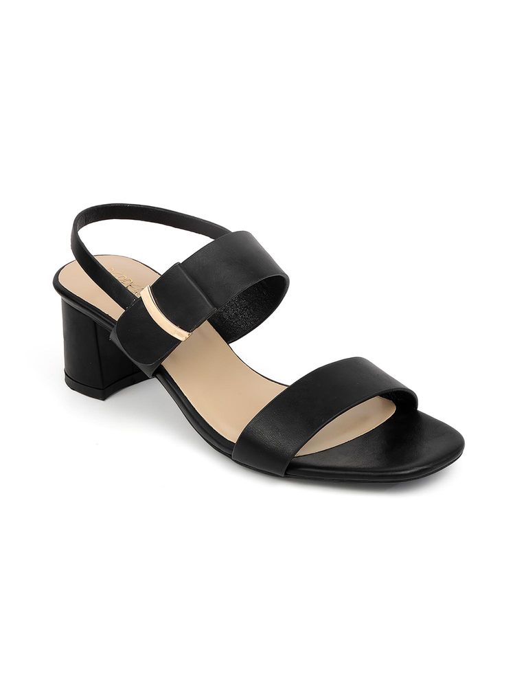 PEPPER Black Casual Sandal Heels-picture-31
