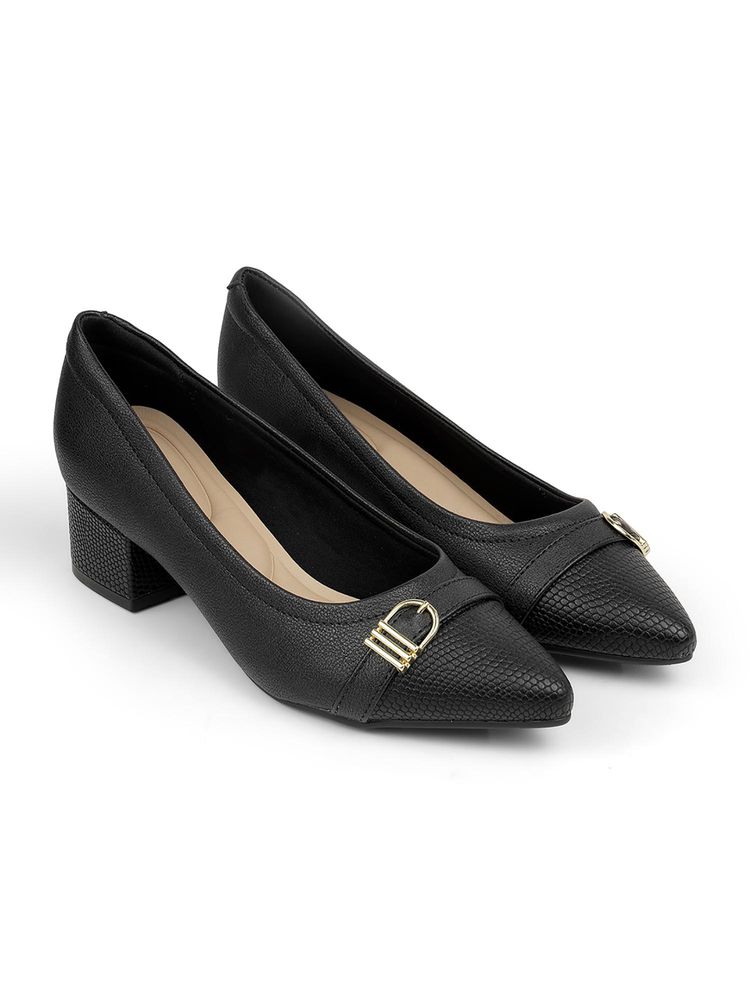 MODARE Black Formal Pumps Heels-picture-26