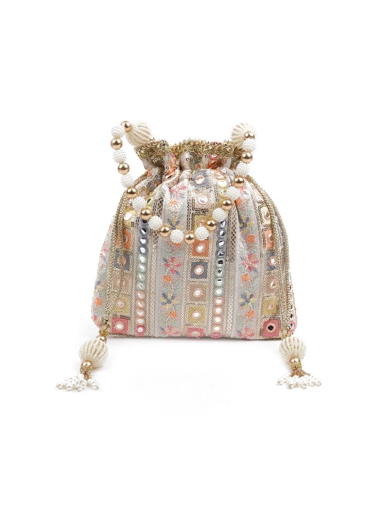 Odette The Very Stylish Multicolored Potli Bag