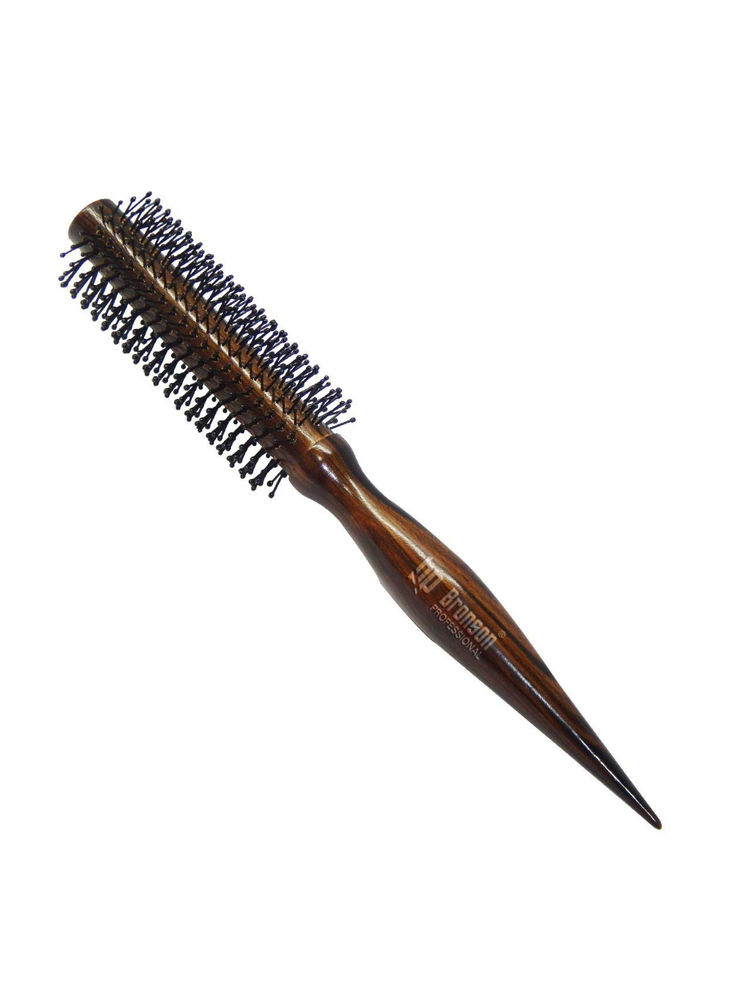 Bronson Professional Dark Brown Wooden Round Hair Brush-image-35
