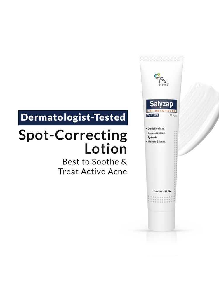 Fixderma Salicylic Acid Salyzap Night Time Lotion, For Acne Scars, Pimples & Exfoliator-picture-18