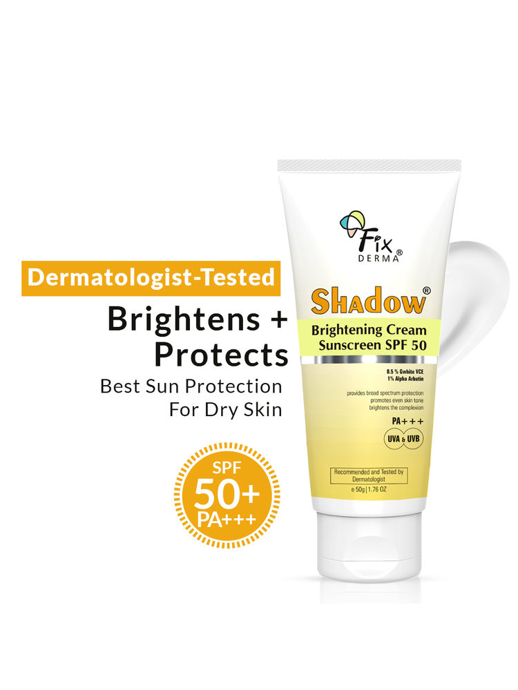 Fixderma Shadow Brightening Sunscreen SPF 50 PA+++With Vitamin C Reduce Tan & Brightens-image-10