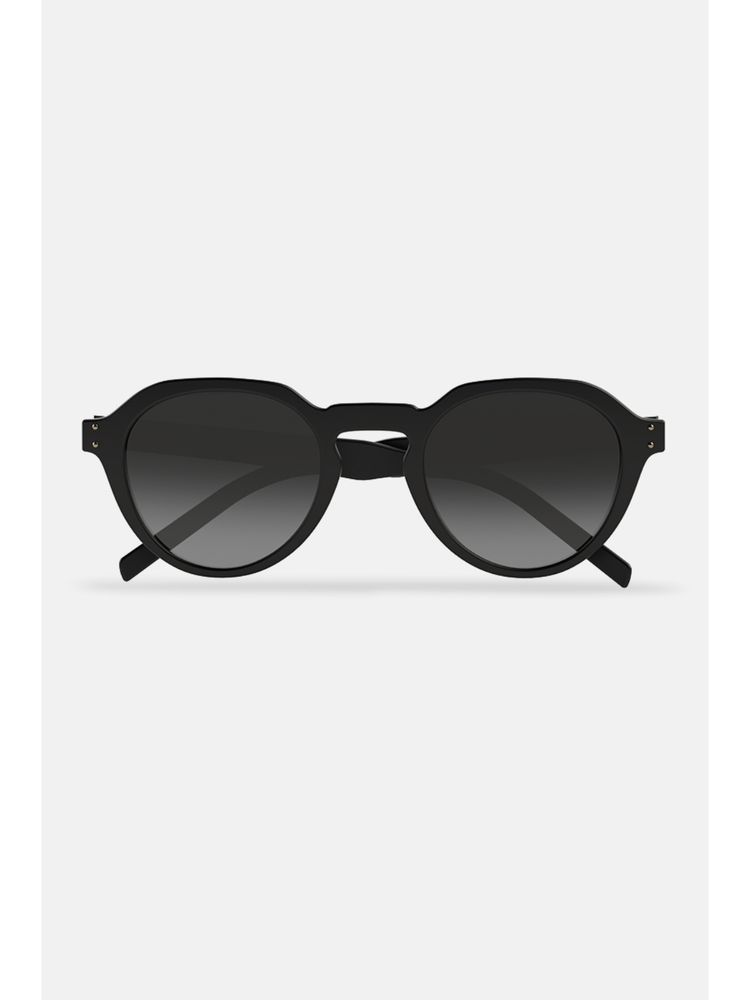 Snitch Men Acetate Black Round Full Rim Sunglass-picture-13