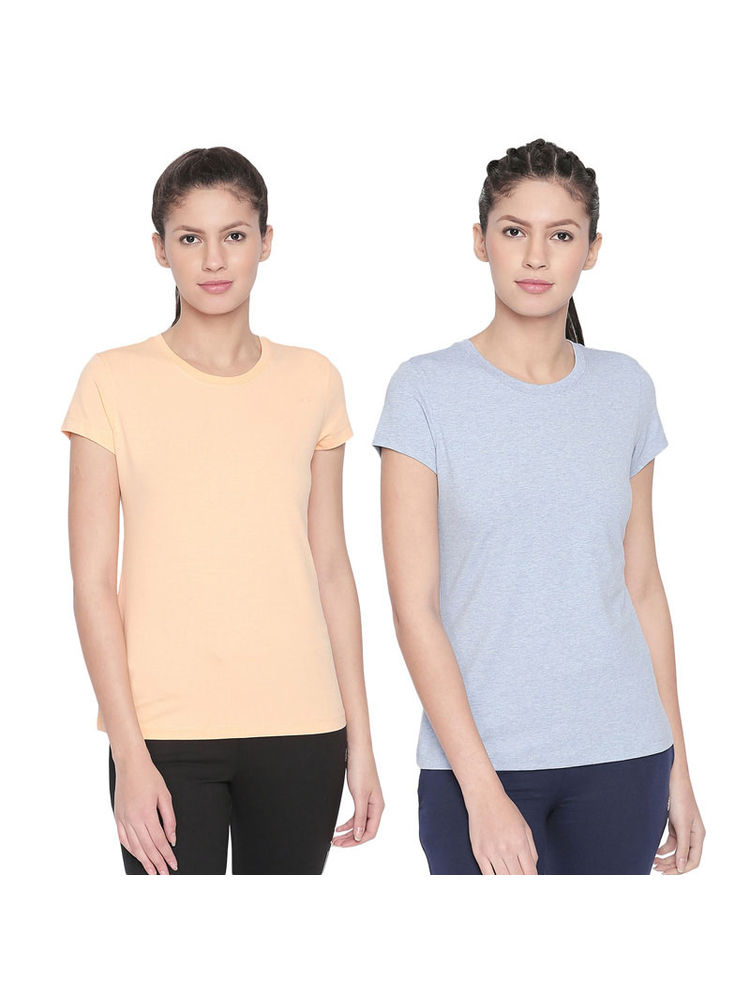Bodycare Bodyactive Pack Of 2 Women'S Tshirt - Multi-Color-picture-36