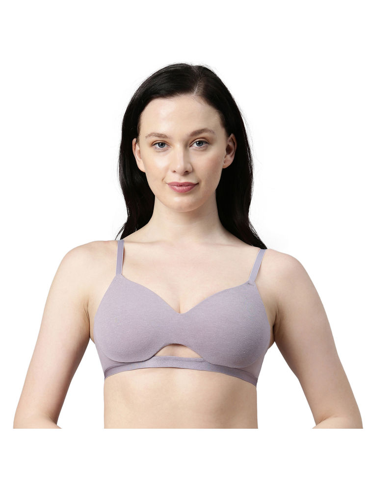 Enamor CloudSoft Invisi Neckline Padded Wirefree Medium Coverage Everyday T-Shirt Bra A032-picture-36