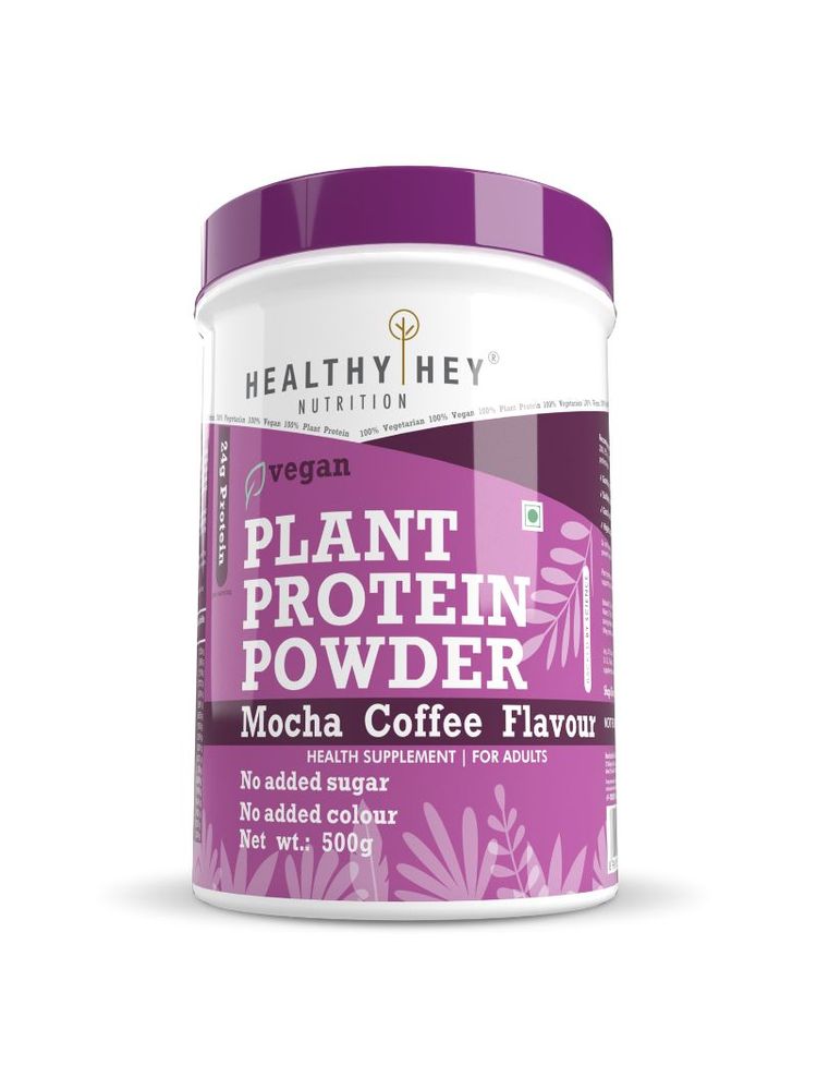 HealthyHey Nutrition Plant Based Vegan Protein Powder, Low Net Carbs - Mocha Coffee-picture-13