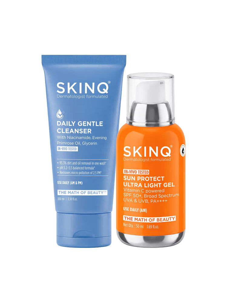 SKINQ Skin Protect Duo Hydrating Face Cleanser & SPF 50 PA++++ Sunscreen for All Skin Types-image-13