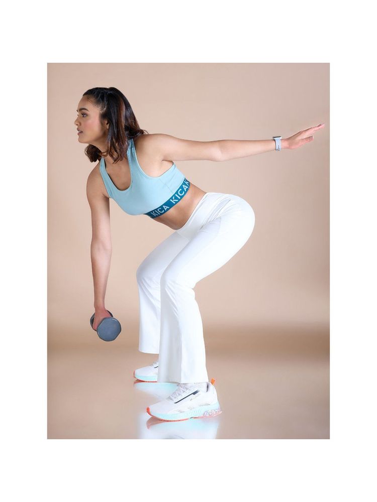 Stretchable Flared Pants With Pockets-image-33