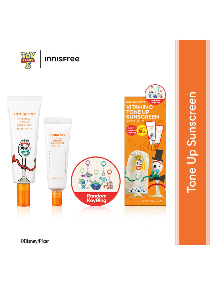Innisfree Vitamin C Sunscreen Set with Free Keychain-image-2
