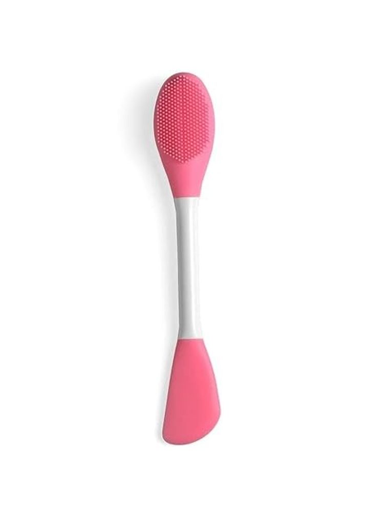 Beautiliss Professional Face Mask Applicator Dual Side Face Wash Brush (Color May Vary)-picture-28
