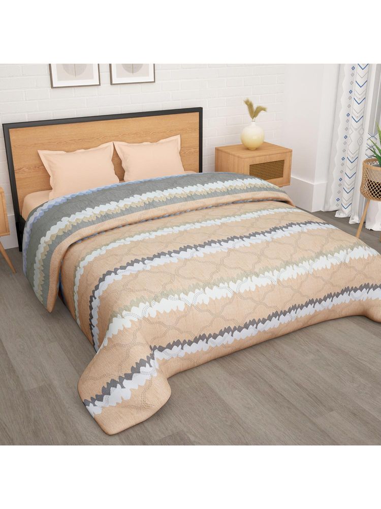 Story@Home Blanket Double Bed/Comforter/Duvet, 1 Fusion Reversible Double Comforter, (Grey)-image-28