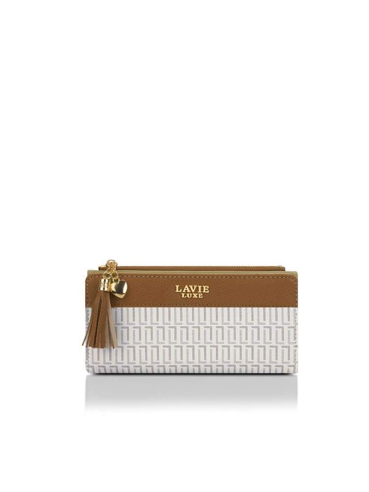 Lavie Luxe Women's Mono Safain Bifold Zip Large Wallet (L)-picture-24