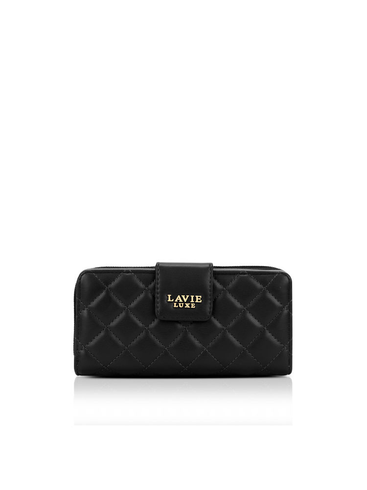 Lavie Luxe Diamond Womens Bifold Black Wallet (L)-picture-40
