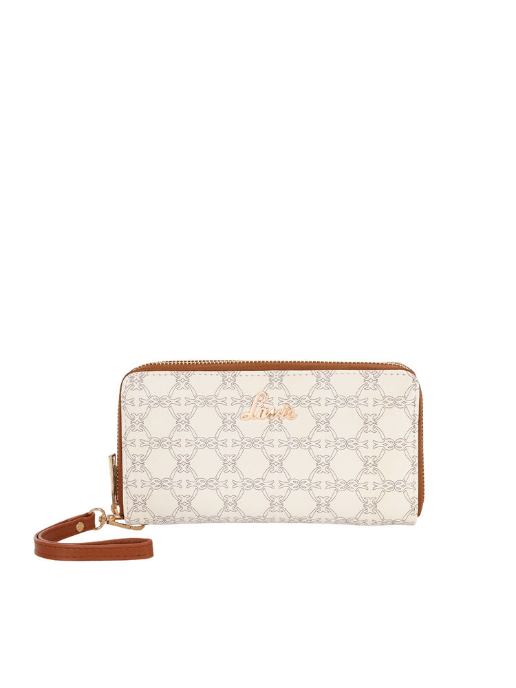 Lavie Women White Printed Wallet (L)-picture-35