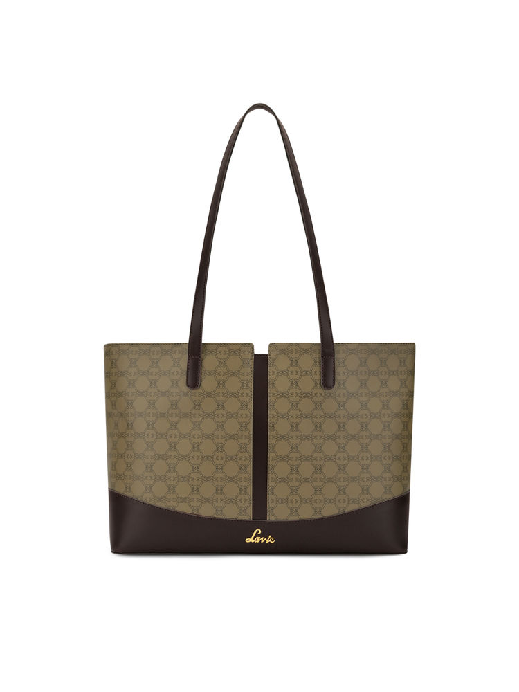 Lavie Womens Brown Mono Freya Tote Bag (L)-picture-19