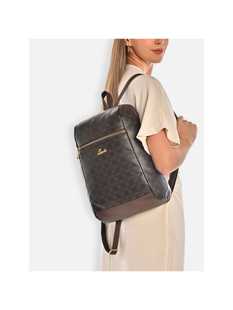 Lavie Womens Brown Mono Cobie Backpack (S)-picture-21