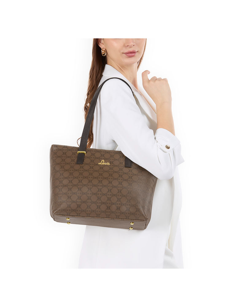 Lavie Womens Brown Mable Tote Bag (M)-image-12
