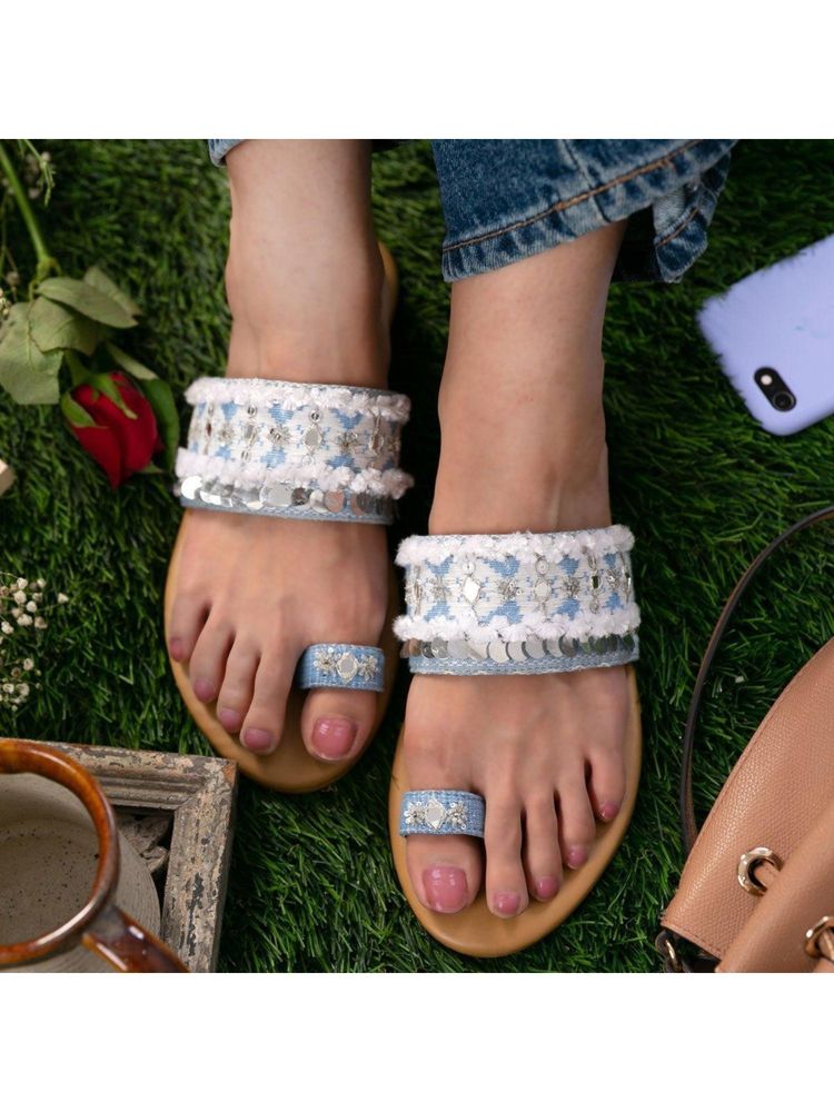Coral Haze Angkasa Blue Sandals-image-37