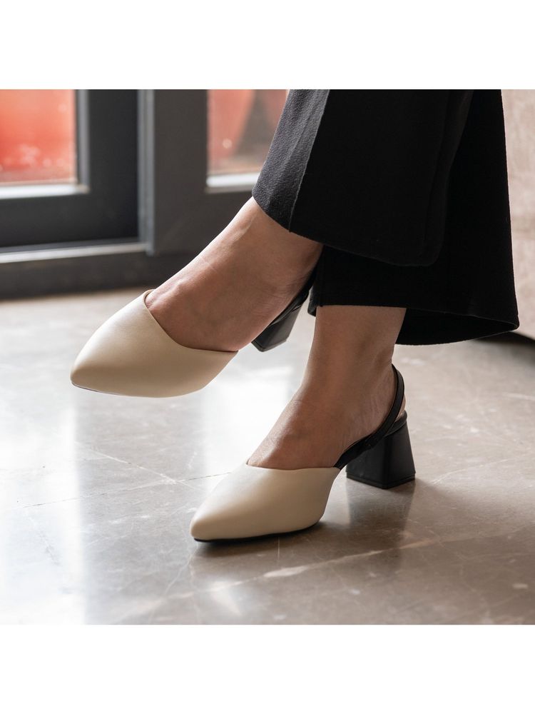 Coral Haze Sandra Beige Heels-picture-22