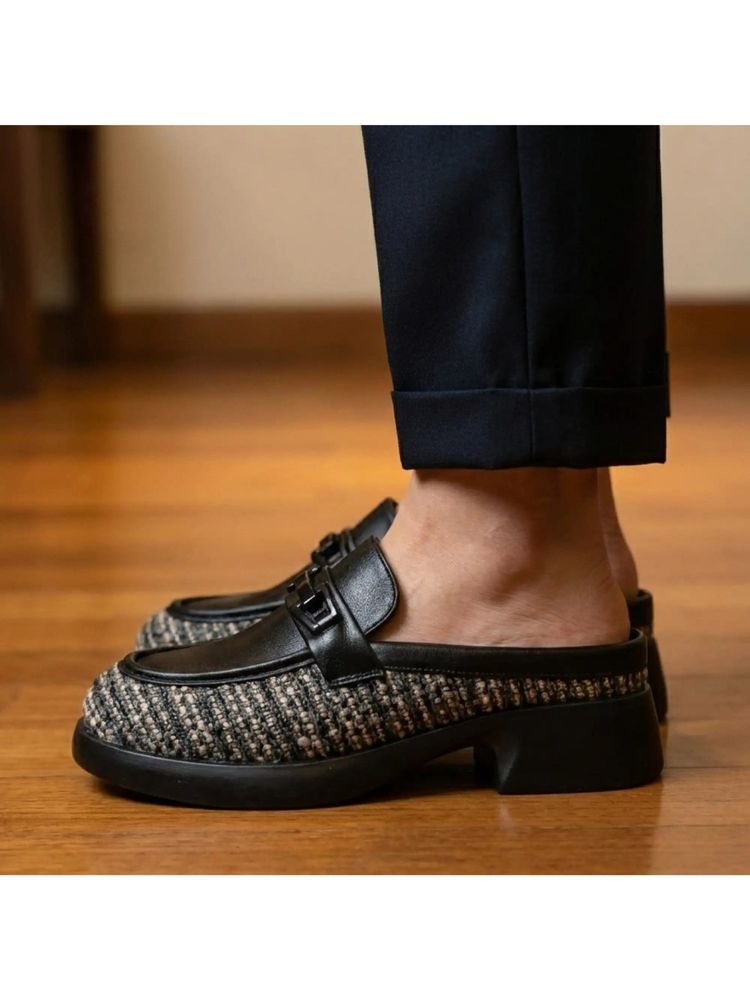 Coral Haze Vantage Black Loafers-image-12