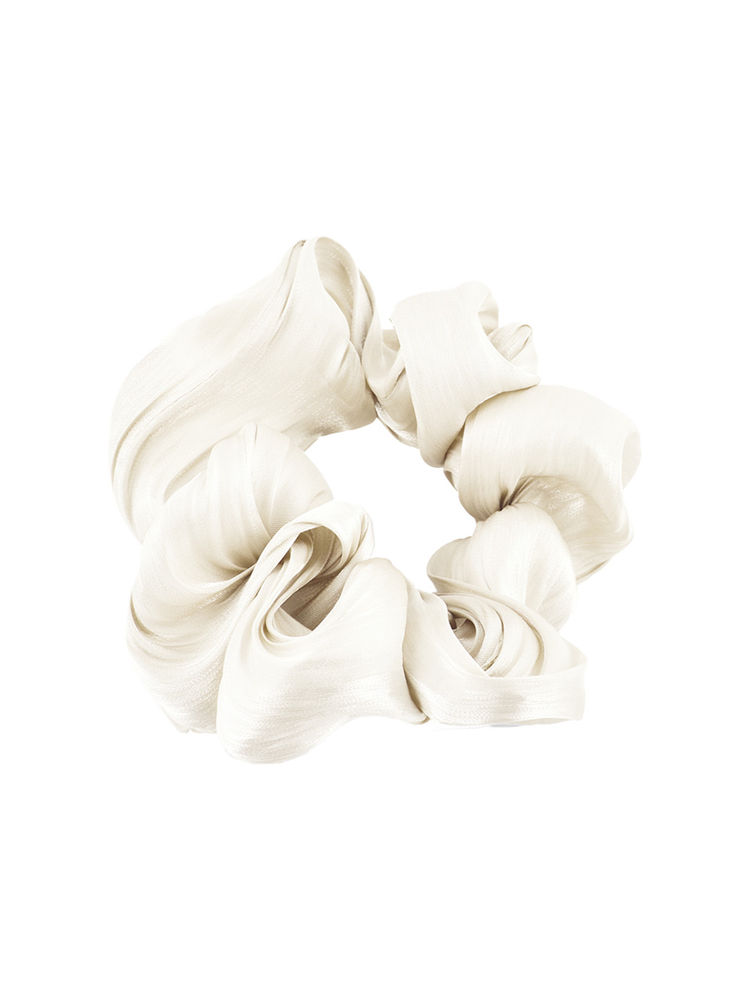 GUBB Satin Scrunchie - White-image-0