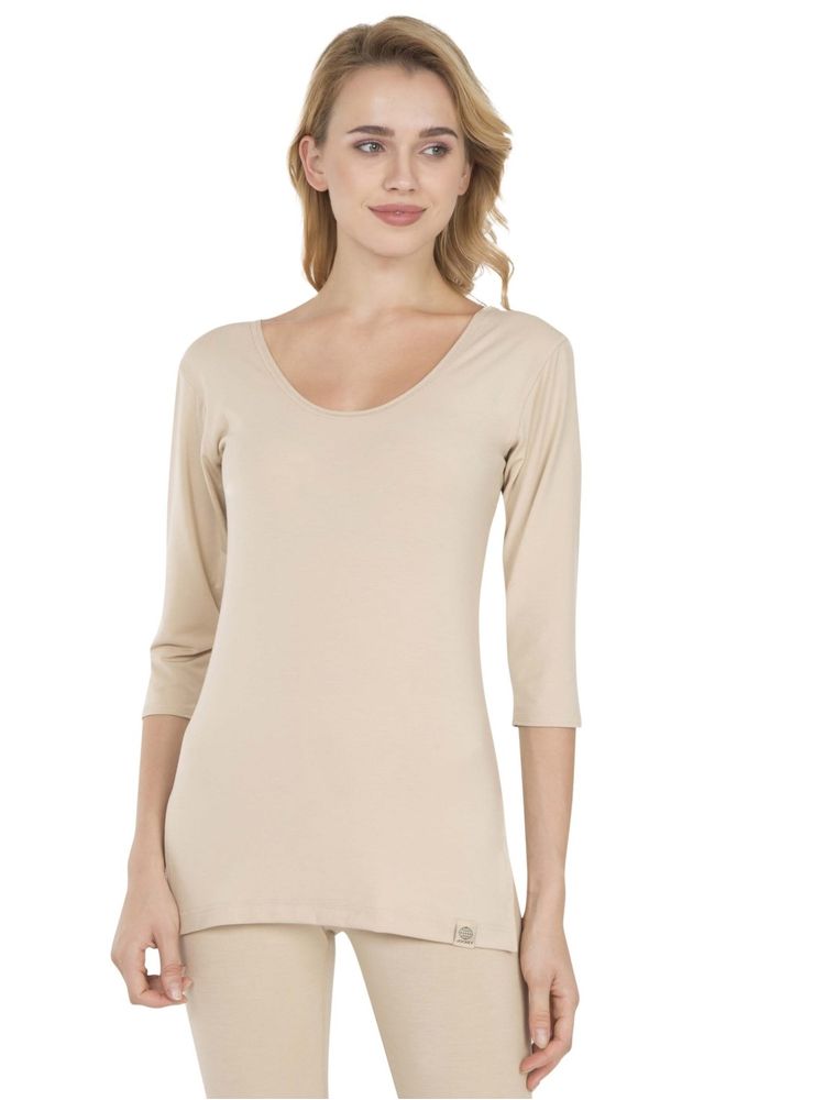 Jockey Skin Thermal 3 Q Sleeve T-Shirt Style Number-2511-image-34