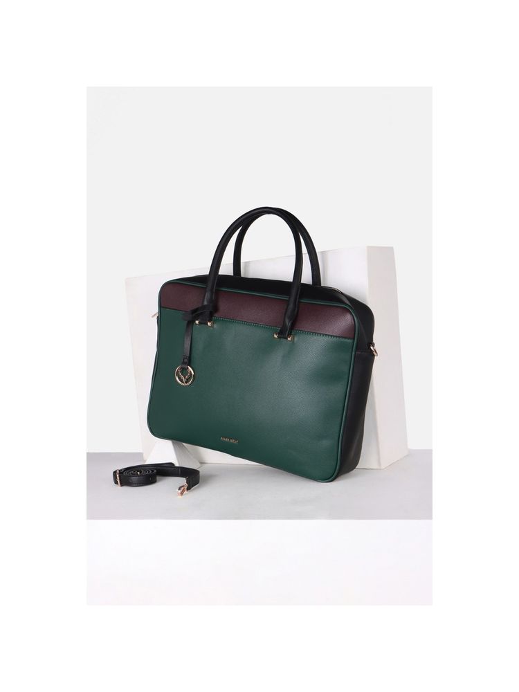 Allen Solly Women Green Formal Laptop Bag-image-13
