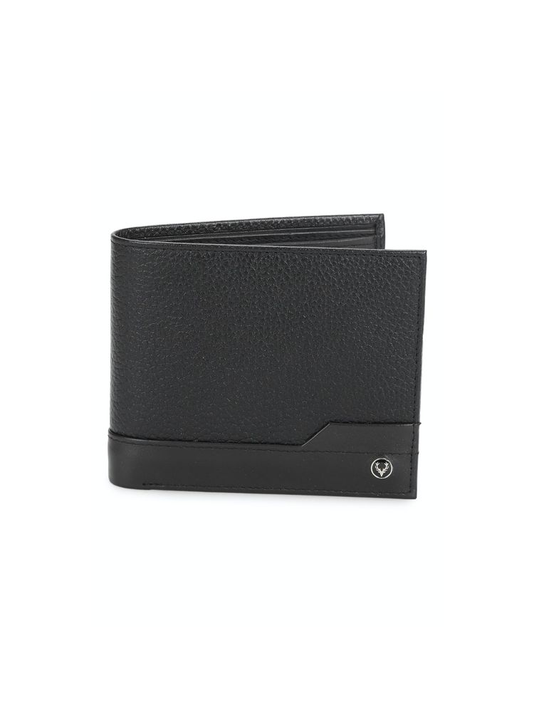Allen Solly Men Black Solid Leather Wallet-picture-20