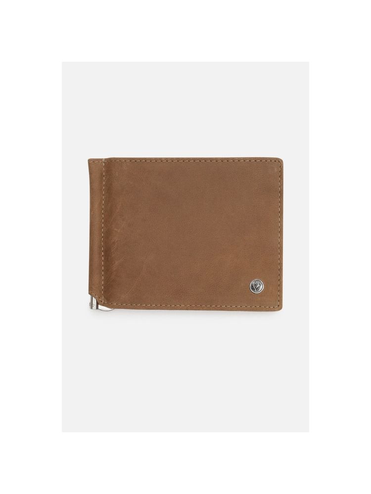 Allen Solly Men Brown Solid Leather Wallet-picture-14